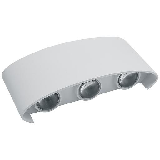 Светильник светодиодный уличный ДБУ-6х1w вверх/вниз 4000K IP54 белый фото 1