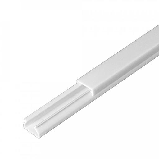 Кабель-канал белый 2-й замок в п/э 40х40 мм (60м/уп) Промрукав фото 1
