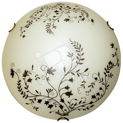 Светильник НПБ-01-2х60-139 М16 Романтика 300 матовый шампань декор /клипсы золото индивидуальная упаковка фото 1