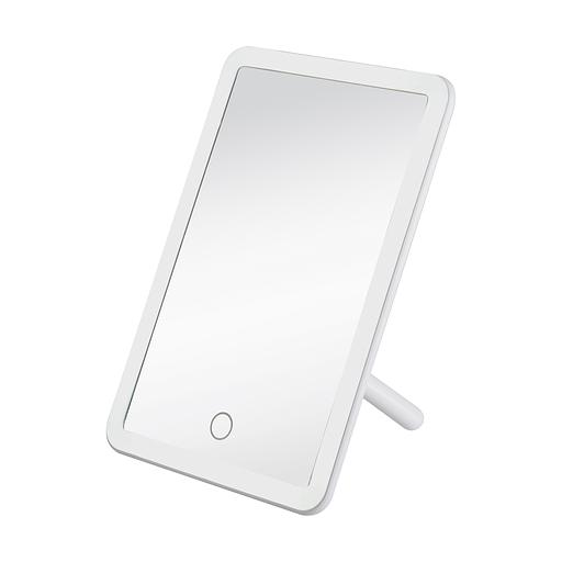 Настольный светильник-зеркало квадрат TLD-591 White 80Lm 6000К диммируемый с акк. UNIEL фото 1