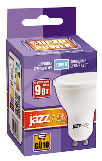 Лампа светодиодная LED 9Вт MR16 GU10 холодный фото 2
