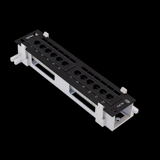 Патч-панель настенная 12 портов RJ-45. UTP. Cat.5e фото 2