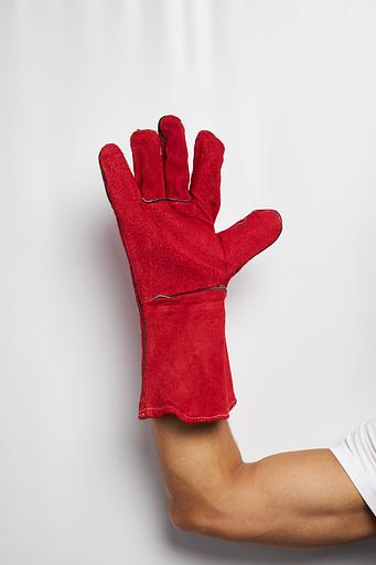 Перчатки сварщика из кожевенного спилка CA615K, размер 10 фото 2