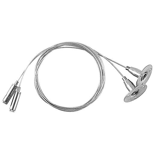 Комплект подвесов для AL2115 и шинопровода длина=150см (2шт) серебро фото 1