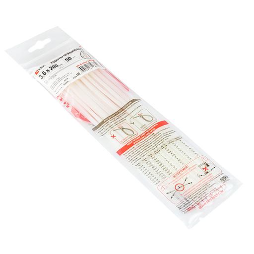 Хомут P6.6 стандартный белый 3.6x200 (100шт) FlexLock PROxima фото 2