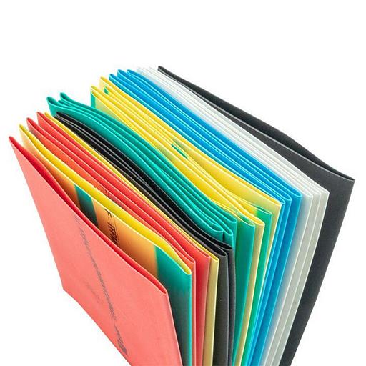 Трубка термоусаживаемая ТУТ нг 50/25 (7 цветов по 3шт) 100мм PROxima фото 6