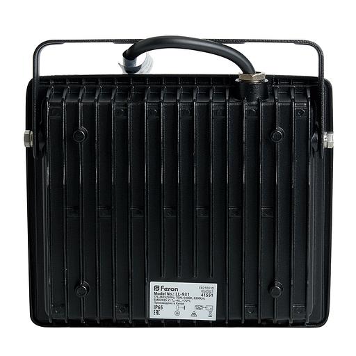 Прожектор светодиодный ДО-70w 6400К 6300Лм IP65 черный фото 3