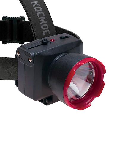 Фонарь налобный аккумуляторный, 1W, аккум. 4V 0,5Ah, 140Лм, 12 часов фото 1