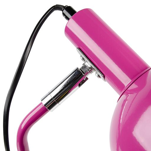 Светильник настольный 60W Цоколь Е14 Механический выключатель UML-B702 E14 PINK Розовый фото 3