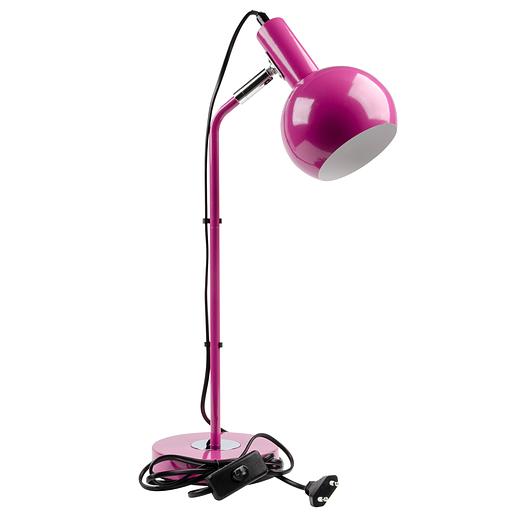 Светильник настольный 60W Цоколь Е14 Механический выключатель UML-B702 E14 PINK Розовый фото 4