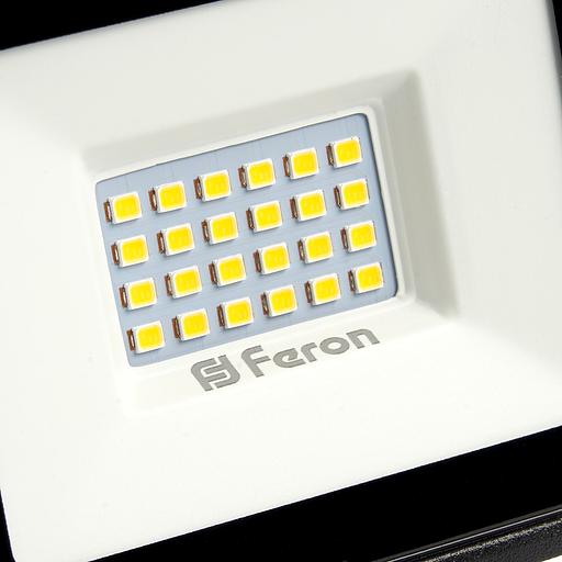 Прожектор светодиодный ДО-30w 6400К 2400Лм IP65 черный фото 2