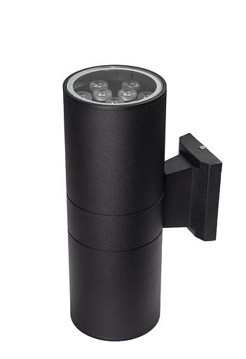 Светильник светодиодный ДБУ-2х9Вт архитектурный IP65 6500К 1620Лм черный фото 1