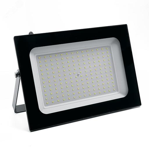 Прожектор светодиодный ДО-200w 6400К 18000Лм IP65 черный фото 1