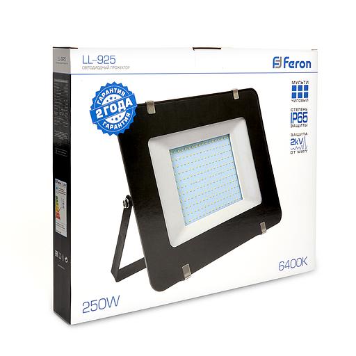 Прожектор светодиодный ДО-250w 6400К 23750Лм IP65 черный фото 5