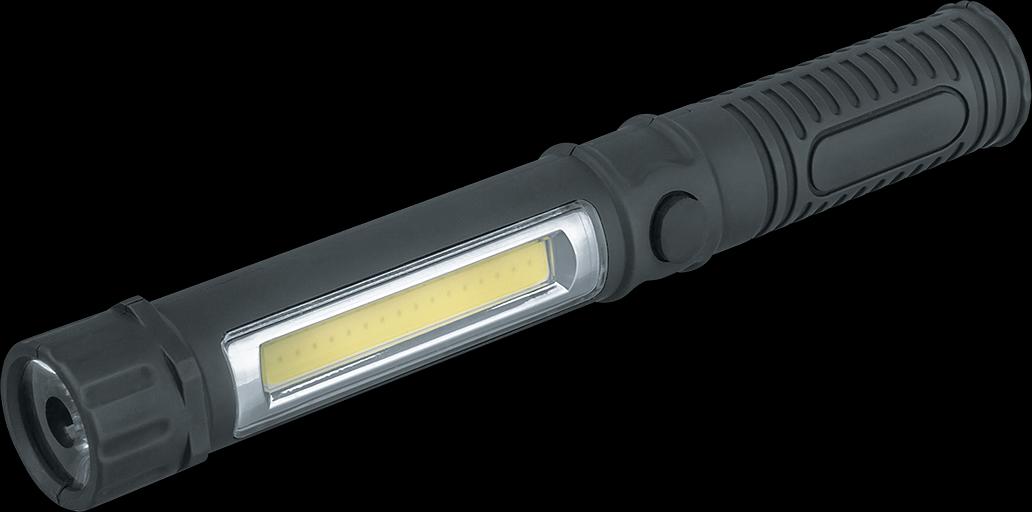 Фонарь светодиодный NPT-W05-3AAA 1Вт LED+1Вт COB LED пластик фото 1
