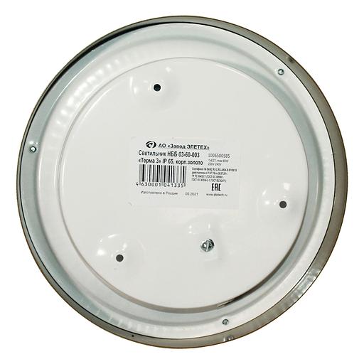 Светильник НББ-03-60-003 (Терма 3) IP65 золото фото 4
