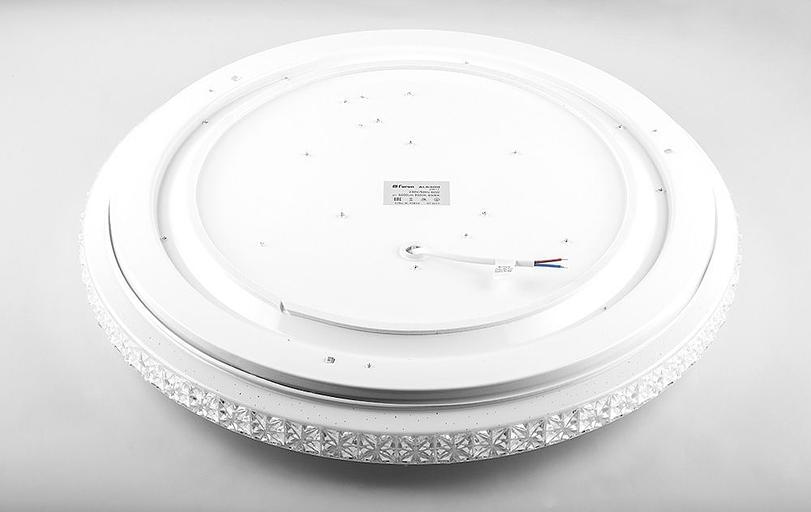 Светильник светодиодный ДБО-100w круглый матовый с эффектом Звездного неба регулировкой цветовой температуры 3000-6500К светового потока max 8500Лм и режима освещенности с пультом управления и таймером выключения фото 3