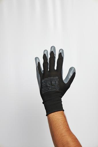 Перчатки полиэстеровые с нитрильным покрытием VE712 р.8 фото 3