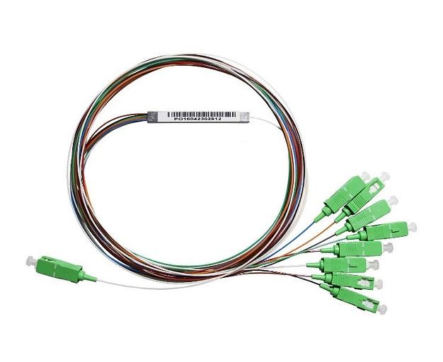 PLС сплиттер 1х8, 0.9мм, SC/APC фото 1