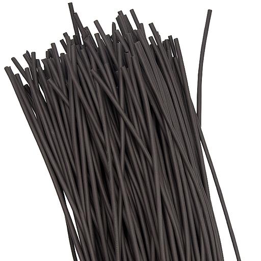 Трубка термоусаживаемая ТУТ нг 2/1 черная в отрезках по 1м PROxima фото 1