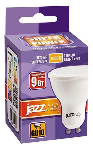 Лампа светодиодная LED 9Вт MR16 GU10 теплый фото 2