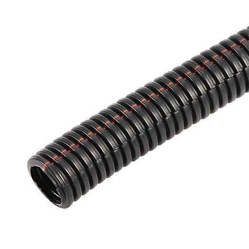 Труба автомобильная гофрированная ПП, 6,8мм, разрезная, негорючая (бухта 50 м/уп), REXANT фото 1