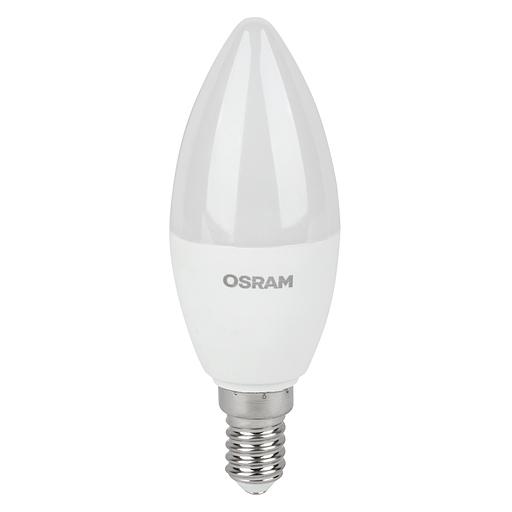 Лампа светодиодная LED 7 Вт E14 6500К 560Лм свеча 220 В (замена 60Вт) OSRAM фото 2