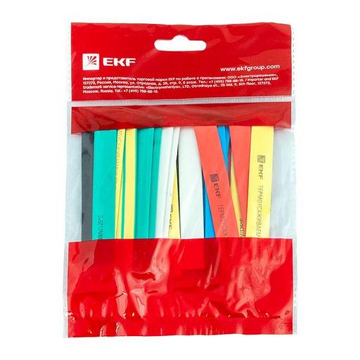 Трубка термоусаживаемая ТУТ нг 10/5 (7 цветов по 3шт) 100мм PROxima фото 3