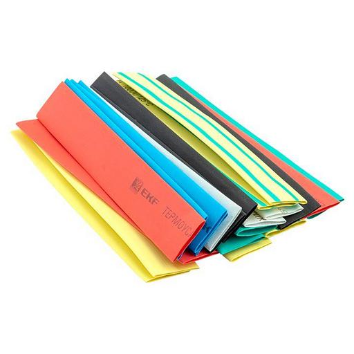 Трубка термоусаживаемая ТУТ нг 10/5 (7 цветов по 3шт) 100мм PROxima фото 4