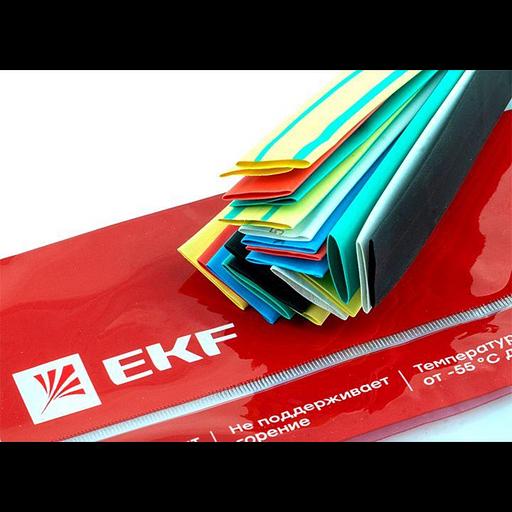 Трубка термоусаживаемая ТУТ нг 10/5 (7 цветов по 3шт) 100мм PROxima фото 8