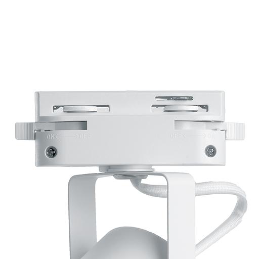 Светильник трековый на шинопровод ДПО GU10 без лампы черный фото 4