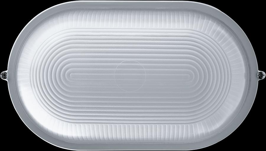 Светильник НПП-100w термостойкий овальный без решетки IP54 белый фото 1