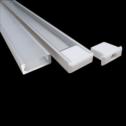 Профиль PAL 1506 накладной (2м) анодированный фото 2