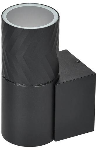 Светильник уличный 5107 настенный GU10 IP65 черный фото 1