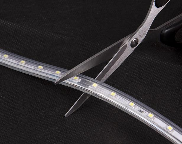 Лента светодиодная MVS-2835/60-IP68-220V-WW -1m (теплый белый) фото 3