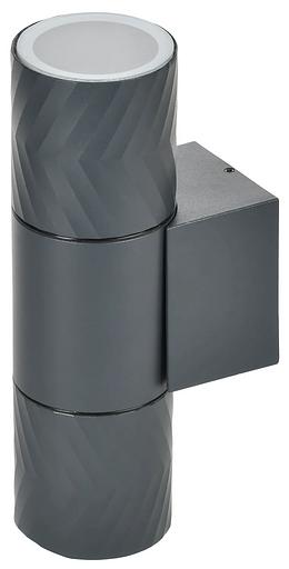 Светильник уличный 5108 настенный 2хGU10 IP65 серый фото 1