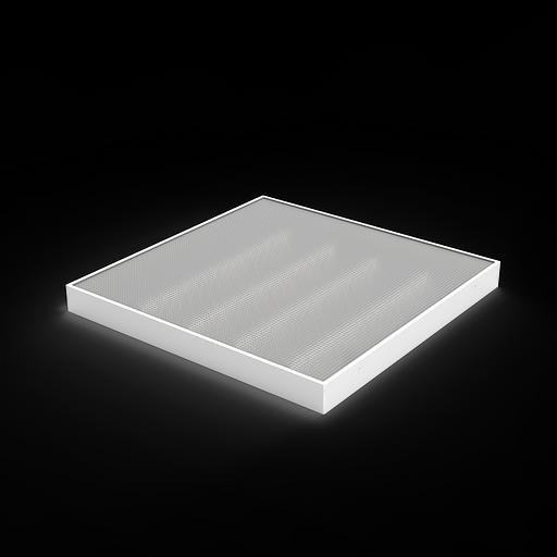 Светильник светодиодный универсальный LED ДВО 30 Вт MiR 3700 Лм 6500К 595х595х50 мм IP40 призма аварйный с БАП фото 1