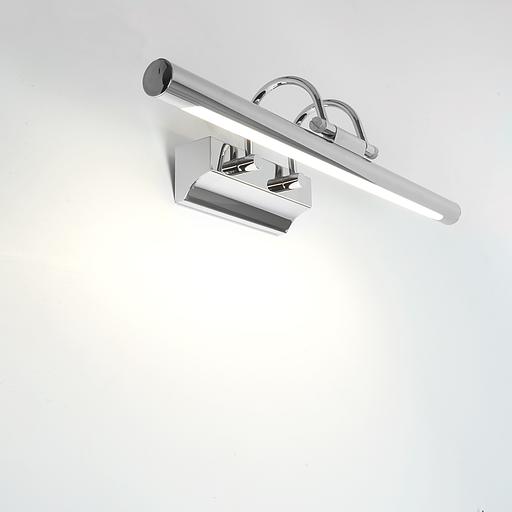 Светильник светодиодный ДБО-7w 4000К 360Лм хром подсветка для зеркал с поворотным механизмом фото 3