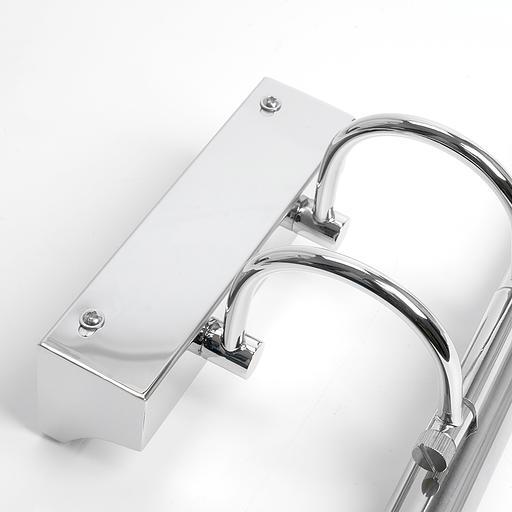 Светильник светодиодный ДБО-7w 4000К 360Лм хром подсветка для зеркал с поворотным механизмом фото 5