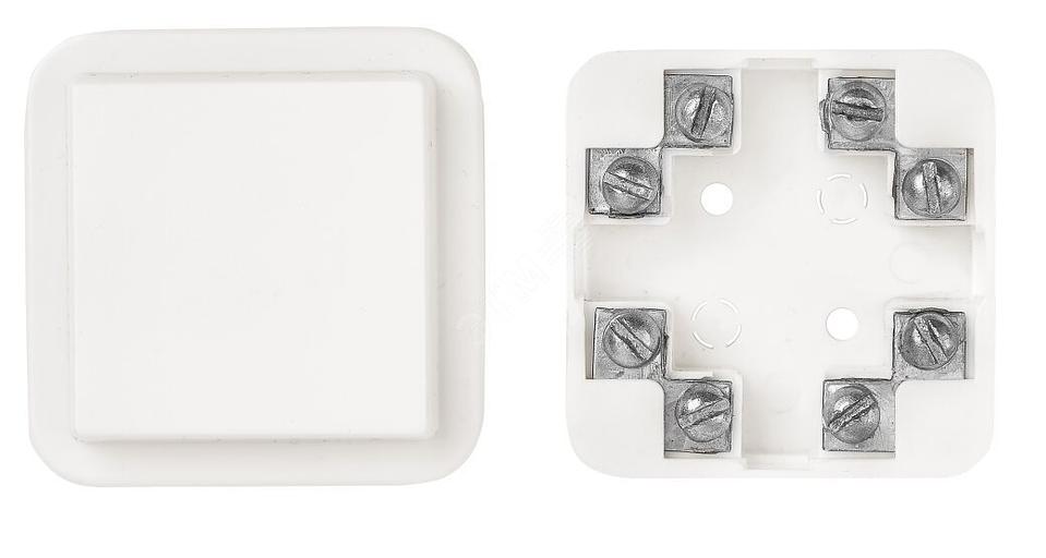 Коробка коммутационная (разветвительная) низковольтная КРН-4 на защёлках фото 1