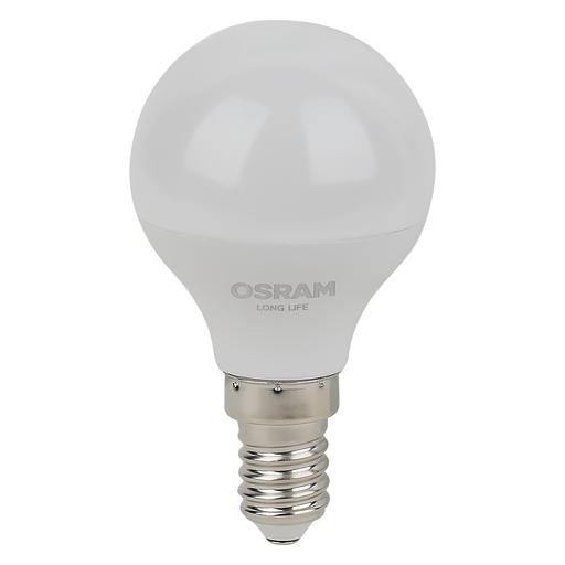 Лампа светодиодная LED 7Вт Е14 2700К 600Лм шар 220В (замена 60Вт) OSRAM фото 2