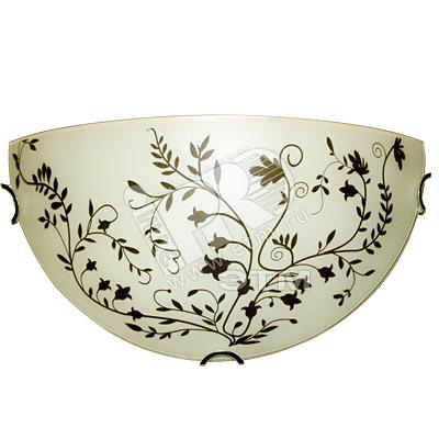 Светильник НББ-21-60 М19 Романтика 300/2 матовый шампань декор /клипсы золото индивидуальная упаковка фото 1