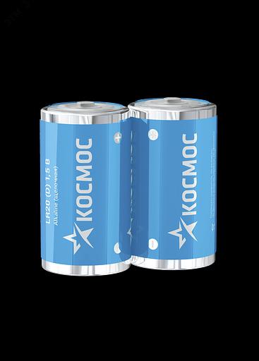 Батарейка LR20 (D) 1.5V Alkaline 2S в шринке, фото 1
