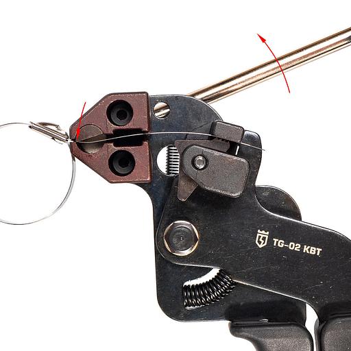 Инструмент для монтажа стальных стяжек TG-02 серия ПРОФИ фото 5