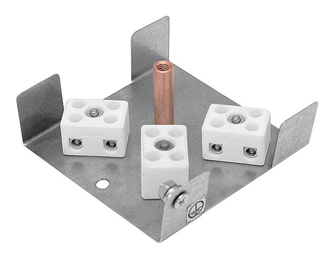 Коробка монтажная огнестойкая КМ-О(6к) - IP41 72х72 фото 2