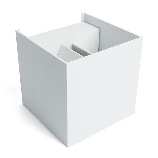 Светильник светодиодный уличный ДБУ-2х3w вверх/вниз 4000K IP54 белый фото 1