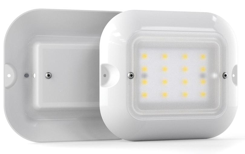 Светильник светодиодный ДБП-9Вт, IP20, 5000К, 1100Лм, 220В, молочный рас-ль, Medusa фото 1