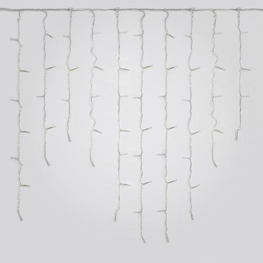 Бахрома светодиодная с эффектом мерцания 2м Соединяемая 100 светодиодов Синий свет Провод прозрачный ULD-B2007-100/TTK BLUE IP44 фото 1