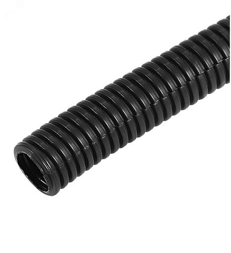 Труба автомобильная гофрированная ПП, 9,8мм, разрезная, негорючая (бухта 50 м/уп), REXANT фото 1