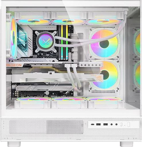 Корпус Formula Crystal Z8 COSMIC белый без БП ATX 1xUSB2.0 1xUSB3.0 1xUSB3.1 audio bott PSU фото 2